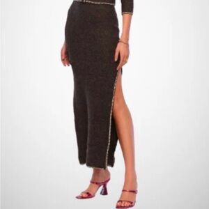 Heartloom Charcoal Pencil Skirt